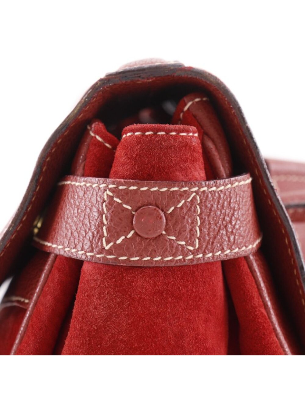 Gucci Vintage x Leather Red Backpack - Picture 11 of 16